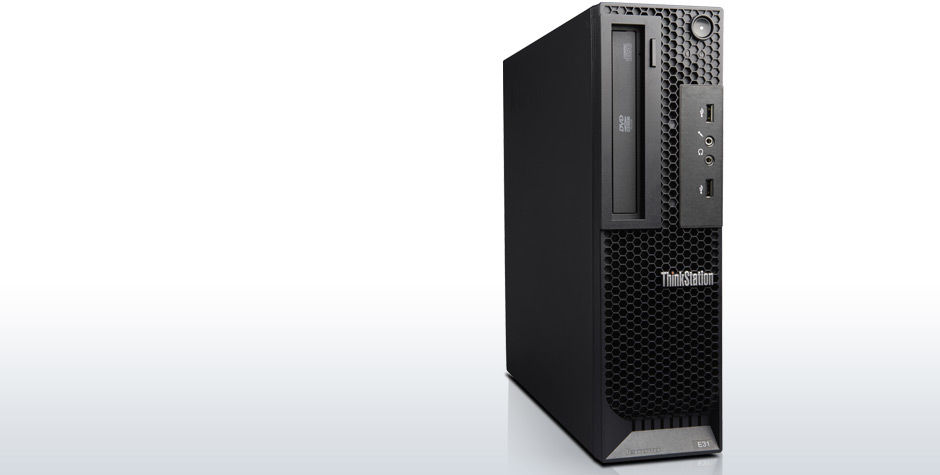 Lenovo ThinkStation E31 Intel® Core™ i3 i3-3220 4 GB DDR3-SDRAM 500 GB HDD Windows 7 Professional SFF Workstation Black
