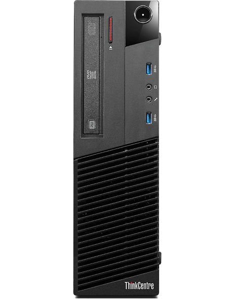 Lenovo ThinkCentre M93p Intel® Core™ i5 i5-4570 8 GB DDR3-SDRAM 128 GB SSD Windows 7 Professional SFF PC Black