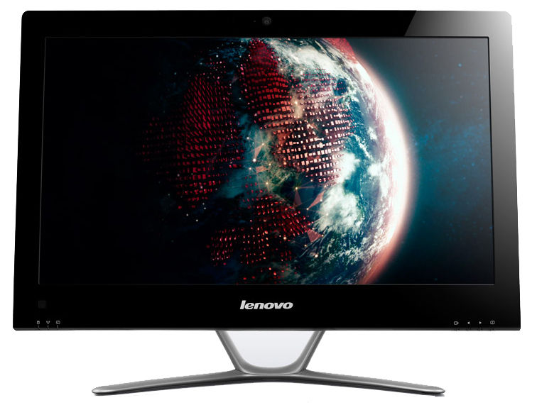 Lenovo Essential C445 AMD E E2-1800 54.6 cm (21.5") 1600 x 900 pixels All-in-One PC 4 GB DDR3-SDRAM 500 GB HDD Windows 8 Black