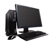 Lenovo ThinkCentre M58 Intel® Core™2 Duo E7300 2 GB DDR3-SDRAM 250 GB Intel® GMA 4500M Windows Vista Business SFF PC