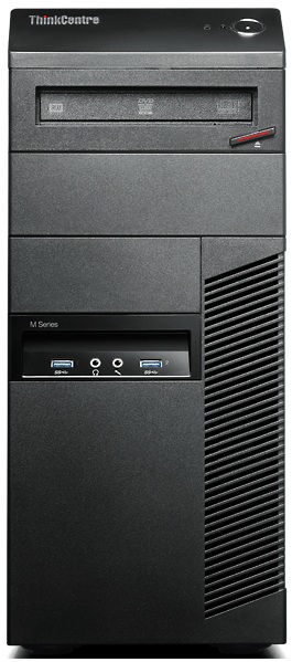 Lenovo ThinkCentre M93p Intel® Core™ i5 i5-4570 4 GB DDR3-SDRAM 500 GB Hybrid Windows 7 Professional Tower PC Black