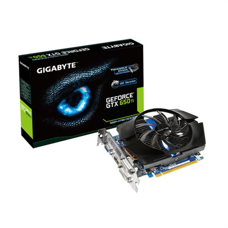 GIGABYTE GV-N65TOC-1GI REV. 2.0 graphics card NVIDIA GeForce GTX 650 Ti 1 GB GDDR5