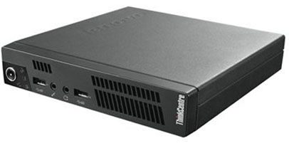 Lenovo ThinkCentre M72e Intel Pentium G G2030T 4 GB DDR3-SDRAM 320 GB HDD Desktop PC Black