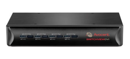 Vertiv SwitchView DVI 4 Port KVM switch Black