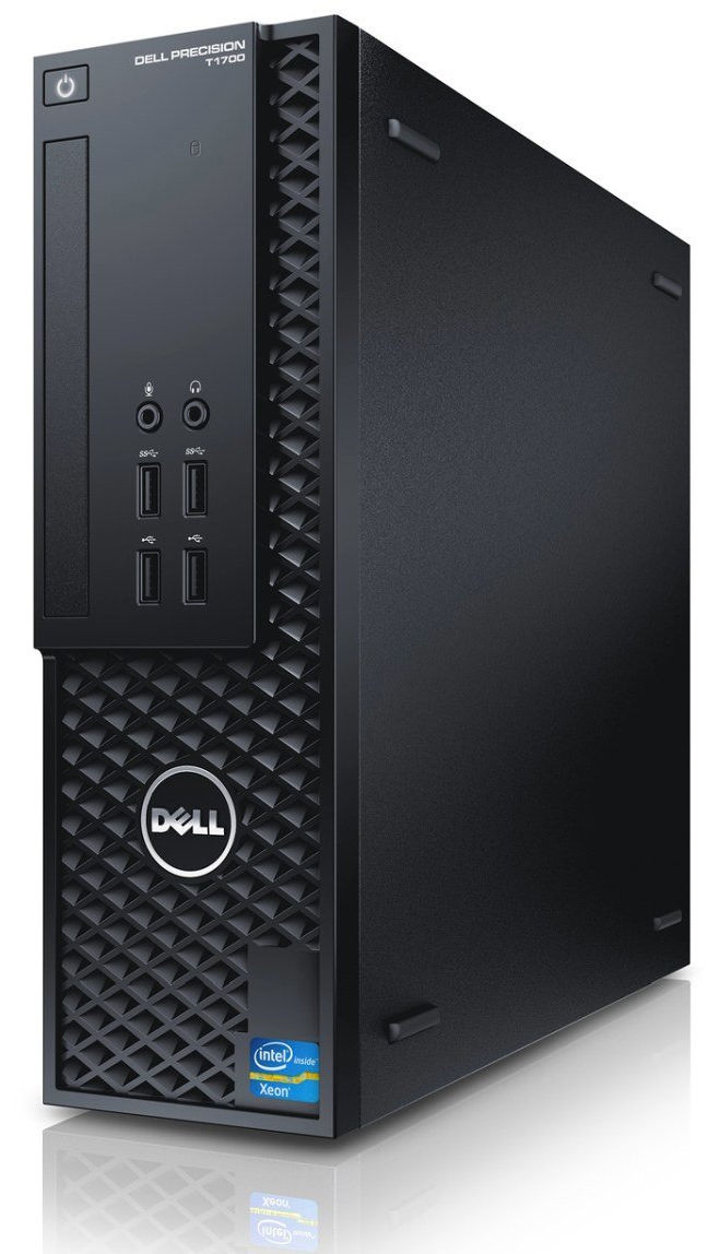 DELL Precision T1700 Intel® Core™ i7 i7-4770 8 GB DDR3-SDRAM 1 TB HDD NVIDIA® Quadro® K600 Windows 7 Professional SFF Workstation Black