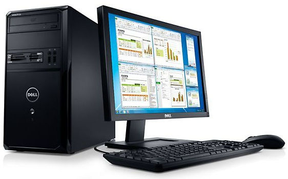 DELL Vostro 270s Intel® Core™ i5 i5-3470 4 GB DDR3-SDRAM 1 TB HDD Windows 8 Pro Mini Tower PC Black