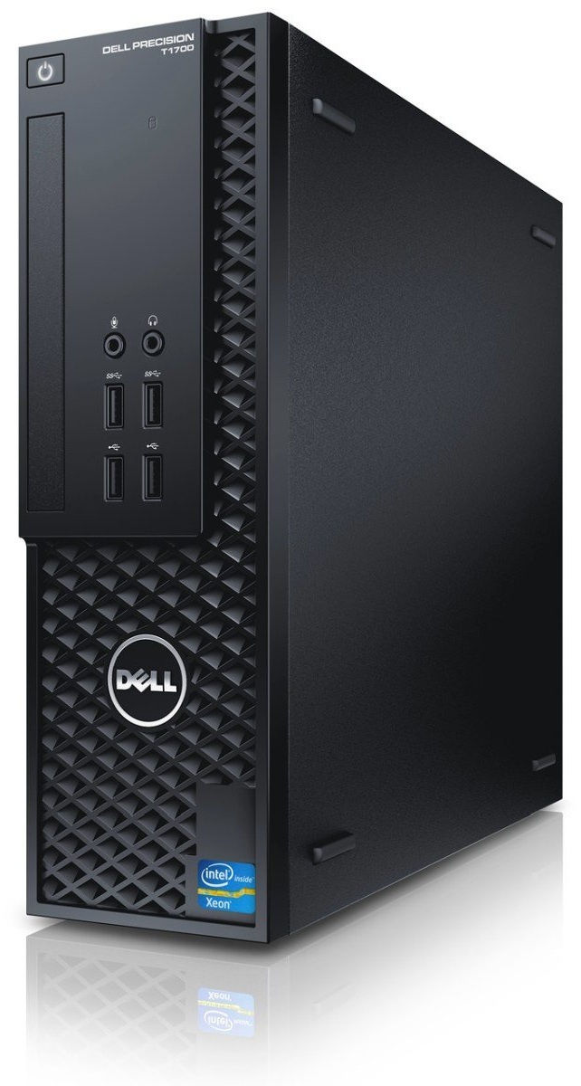 DELL Precision T1700 Intel® Core™ i5 i5-4570 4 GB DDR3-SDRAM 0 GB Mini Tower Workstation Black