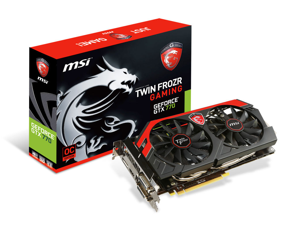 MSI V282-059R graphics card NVIDIA GeForce GTX 770 4 GB GDDR5