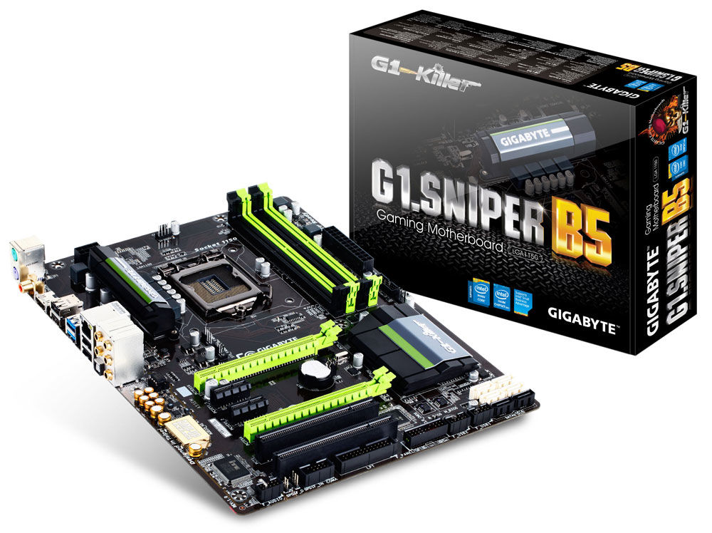 GIGABYTE G1.Sniper B5 Intel® B85 LGA 1150 (Socket H3) ATX