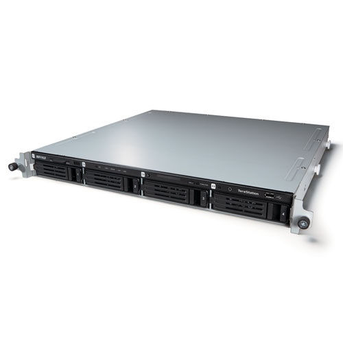 Buffalo TeraStation 3400r 8TB Rack (1U) Marvell MV78230 1 GB DDR3 Black, Silver