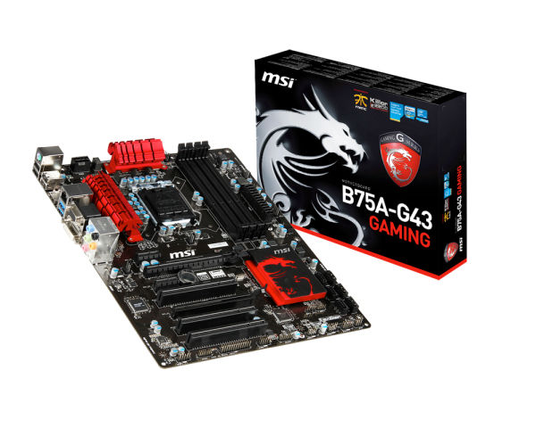 MSI B75A-G43 GAMING motherboard Intel B75 LGA 1155 (Socket H2) ATX