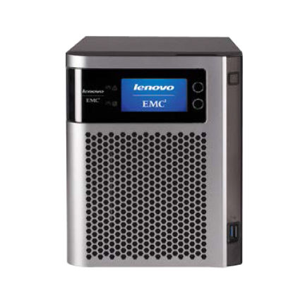 Lenovo EMC px4-300d 8TB NAS Desktop Intel Atom® D525 2 GB DDR3 HDD Black, Silver