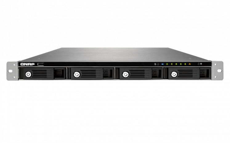 QNAP TS-469U-RP 4x2TB Rack (1U) Intel Atom® 1 GB 8 TB QNAP Turbo NAS System Black