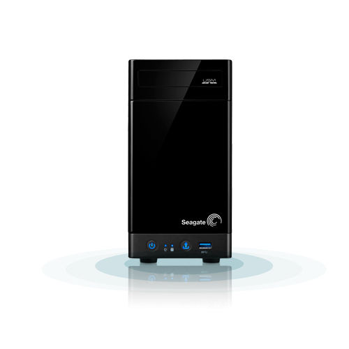Seagate Business Storage 2-Bay NAS 2TB Mini Tower Black