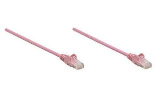 Intellinet Cat6, 0.5m networking cable Pink U/UTP (UTP)