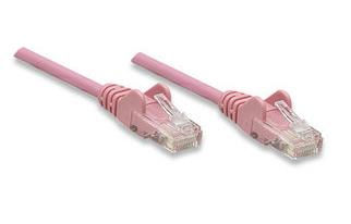 Intellinet Cat5e, 0.45m networking cable Pink 0.5 m U/UTP (UTP)