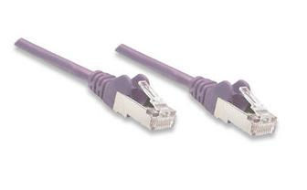 Intellinet Cat5e, 0.5m networking cable Purple 0.45 m F/UTP (FTP)