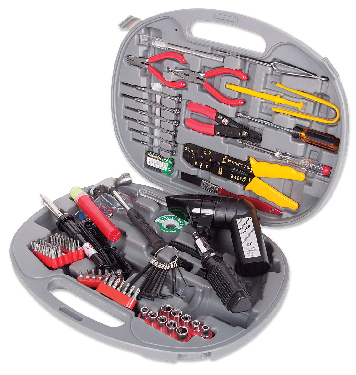 Manhattan U145 Universal Tool Kit, Computer Tool Kit, 145 pieces, Lifetime Warranty