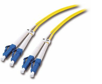 Intellinet Duplex Jumper, LC/LC, 9/125µ, 0.5 m InfiniBand/fibre optic cable Yellow