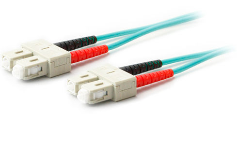Intellinet Duplex Jumper, SC/SC, 50/125µ, 0.5 m InfiniBand/fibre optic cable Blue