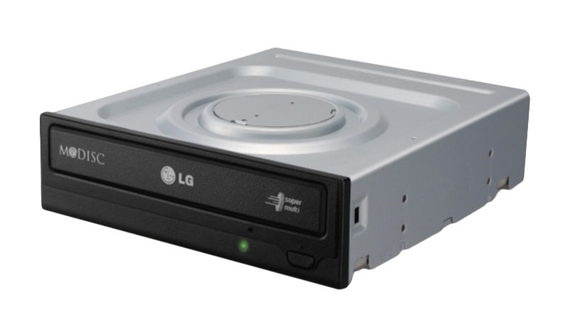 LG GH24NSB0 optical disc drive Internal DVD Super Multi DL Black, Silver