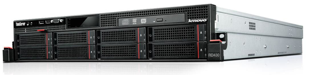 Lenovo ThinkServer RD430 server 0 GB Rack (2U) Intel® Xeon® E5 Family E5-2407 2.2 GHz 4 GB DDR3-SDRAM 800 W