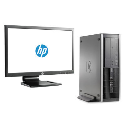 HP Compaq Elite 8300 SFF + ZR2330w Intel® Core™ i5 i5-3570 4 GB DDR3-SDRAM 500 GB HDD Windows 7 Professional PC Black