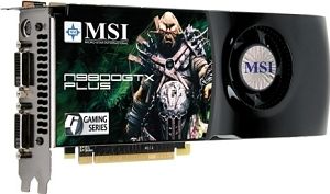 MSI N9800GTX PLUS-T2D512-OC GeForce 9800 GTX+ GDDR3