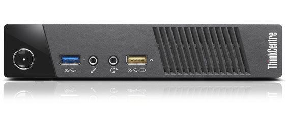 Lenovo ThinkCentre M93p Intel® Core™ i7 i7-4765T 4 GB DDR3-SDRAM 508 GB Hybrid Windows 7 Professional USFF PC Black