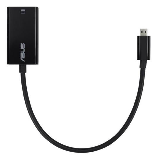ASUS 90-CABLE0CA00060 video cable adapter 0.263 m Micro-HDMI VGA (D-Sub) Black
