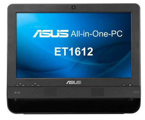 ASUS ET 1612 Intel® Celeron® 847 39.6 cm (15.6") 1366 x 768 pixels Touchscreen All-in-One PC 2 GB 320 GB HDD FreeDOS Black