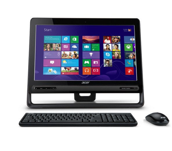 Acer Aspire 3-105 AIO Touch AMD A4 A4-5000 58.4 cm (23") 1920 x 1080 pixels Touchscreen All-in-One PC 8 GB DDR3-SDRAM 1 TB HDD Windows 8 Black