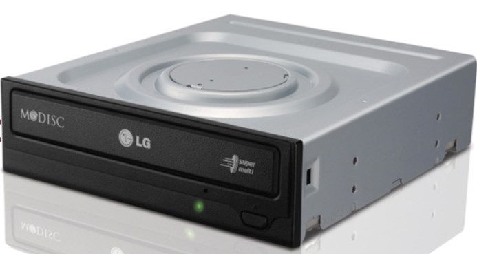LG GH24NSB0 optical disc drive Internal DVD Super Multi Black