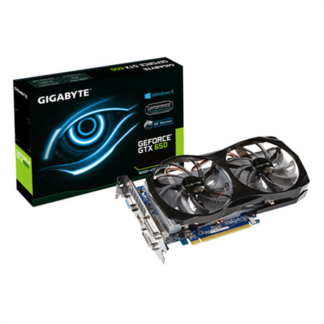 GIGABYTE GVN650W2GI-00-G graphics card NVIDIA GeForce GTX 650 1 GB GDDR5