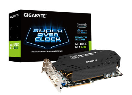 GIGABYTE GVN680S2GD-00-G graphics card NVIDIA GeForce GTX 680 2 GB GDDR5