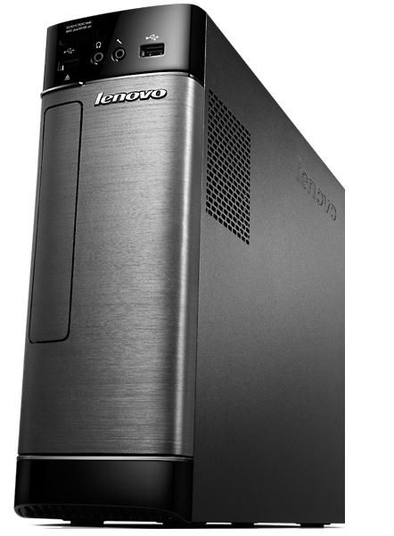 Lenovo Essential H515s AMD E E1-2500 2 GB DDR3-SDRAM 500 GB HDD Windows 8 Mini Tower PC Black, Silver