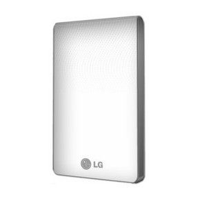 LG XD1 250GB, USB/e-SATA external hard drive 5400 RPM 2.5" White