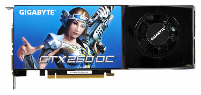 GIGABYTE GV-N26OC-896H-B-GA graphics card NVIDIA GeForce GTX 260 GDDR3