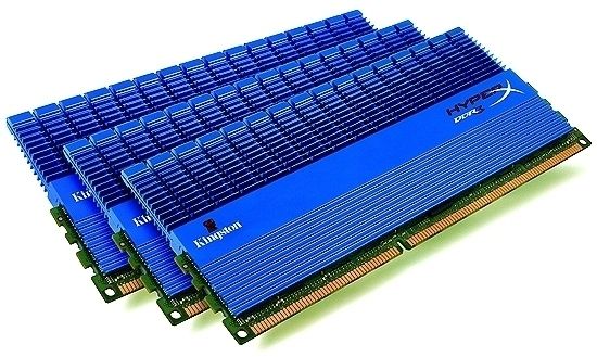 HyperX 6GB, , 2000MHz, DDR3, Non-ECC, CL8 (8-8-8), DIMM (Kit of 3) XMP Tall H memory module 240-pin DIMM