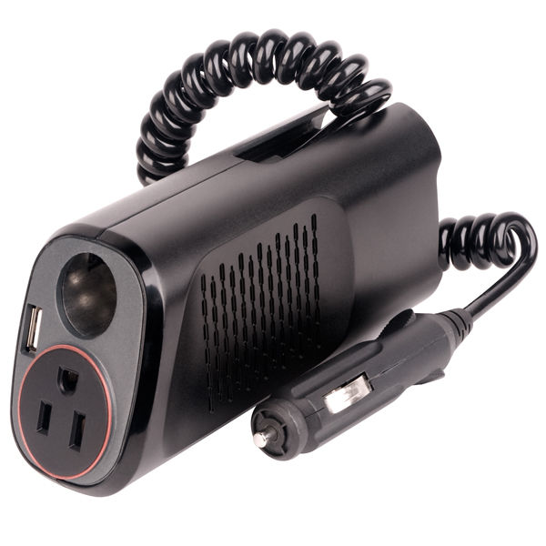 CyberPower CPS150CHURC1 power adapter/inverter 150 W Black, Grey
