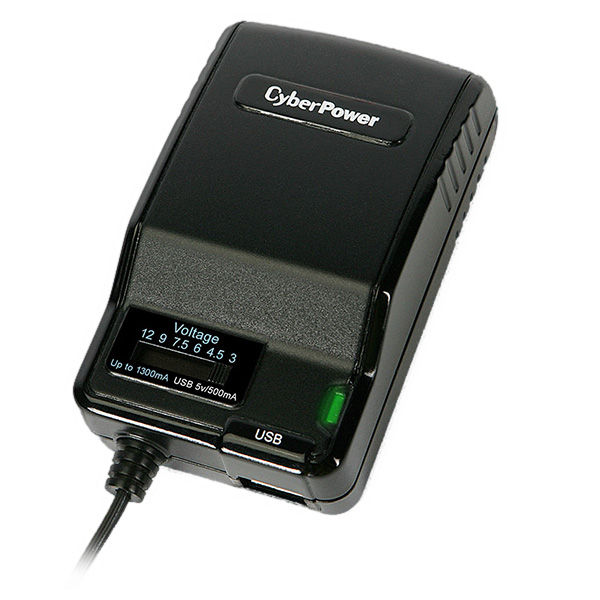 CyberPower CPUAC1U1300 power adapter/inverter Indoor Black