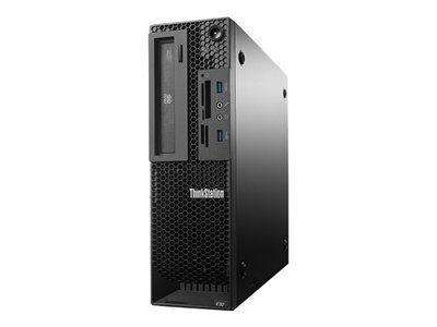 Lenovo ThinkStation E32 Intel® Xeon® E3 V3 Family E3-1225V3 4 GB DDR3-SDRAM 500 GB HDD NVIDIA® NVS™ 310 Windows 7 Professional SFF Workstation Black