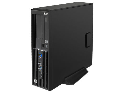 HP 230 SFF Intel® Xeon® E3 V3 Family E3-1225V3 4 GB DDR3-SDRAM 1 TB HDD Windows 7 Professional Workstation Black