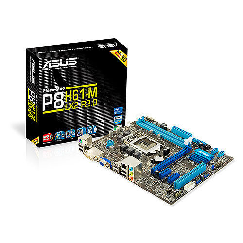 ASUS P8H61-M LX2 R2.0 motherboard Intel® H61 LGA 1155 (Socket H2) micro ATX