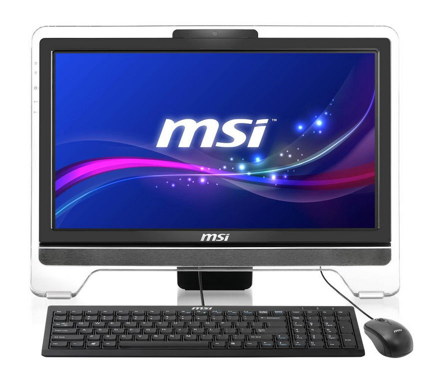 MSI Wind Top AE2051-052ES All-in-One PC/workstation AMD E E2-1800 50.8 cm (20") 1600 x 900 pixels Touchscreen 4 GB DDR3-SDRAM 500 GB HDD Windows 7 Home Premium Wi-Fi 4 (802.11n) Black