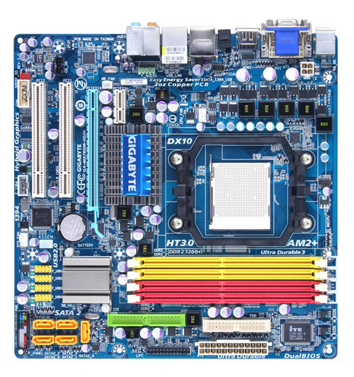 GIGABYTE GA-MA78GM-UD2H motherboard AMD 780G Socket AM2 micro ATX