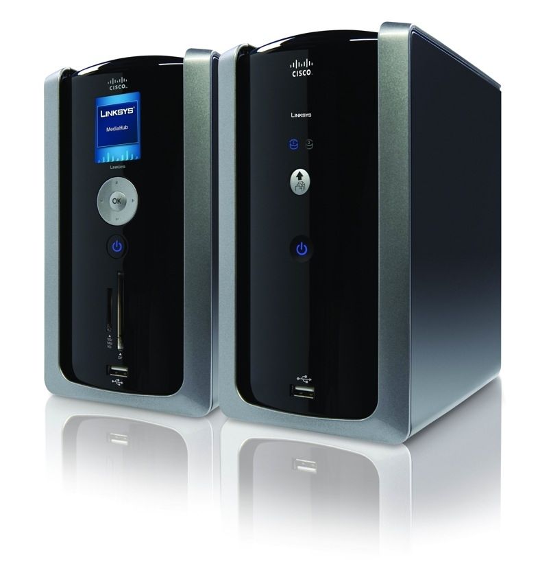 Linksys Media Hub Home Entertainment Storage LCD 0.5 TB