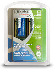 Kingston Technology ValueRAM 2GB (2X1GB) memory module DDR2 240-pin DIMM