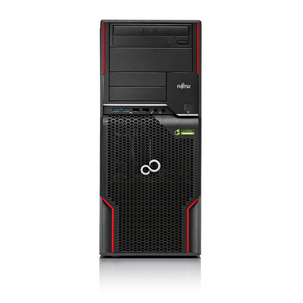 Fujitsu CELSIUS W530 Intel® Xeon® E3 V3 Family E3-1270V3 8 GB DDR3-SDRAM 1.12 TB HDD,SSD NVIDIA® Quadro® K2000 Windows 7 Professional Tower Workstation Black, Red