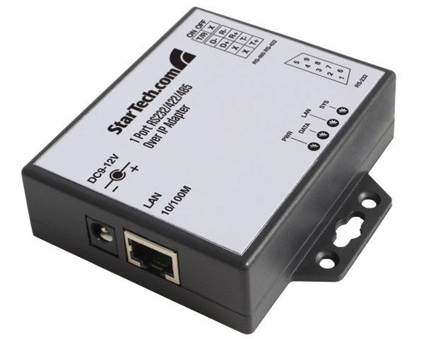 StarTech.com 1 Port RS-232/422/485 Serial over IP Ethernet Adapter 0.1125 Mbit/s